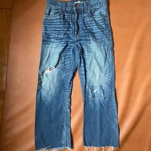 Rivet & Thread Madewell High Rise Distressed Jeans